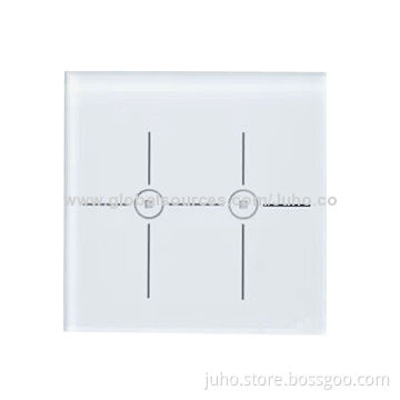 New Designed Intelligent Touching Screen Wall Switch and Socket with Glass Panel, PC Base